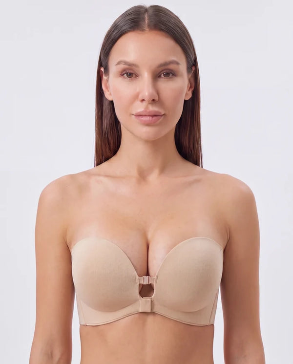 Lovelle Strapless – Axelbandslös bh med framknäppning