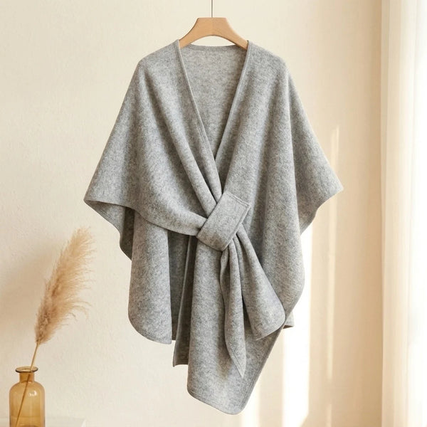 Lovelle Poncho – Fjäderlätt poncho i twillbomull