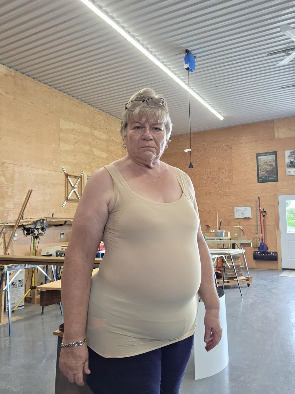 Kundbild av Lovelle Ease linne med inbyggd BH – Agneta H. · Linköping