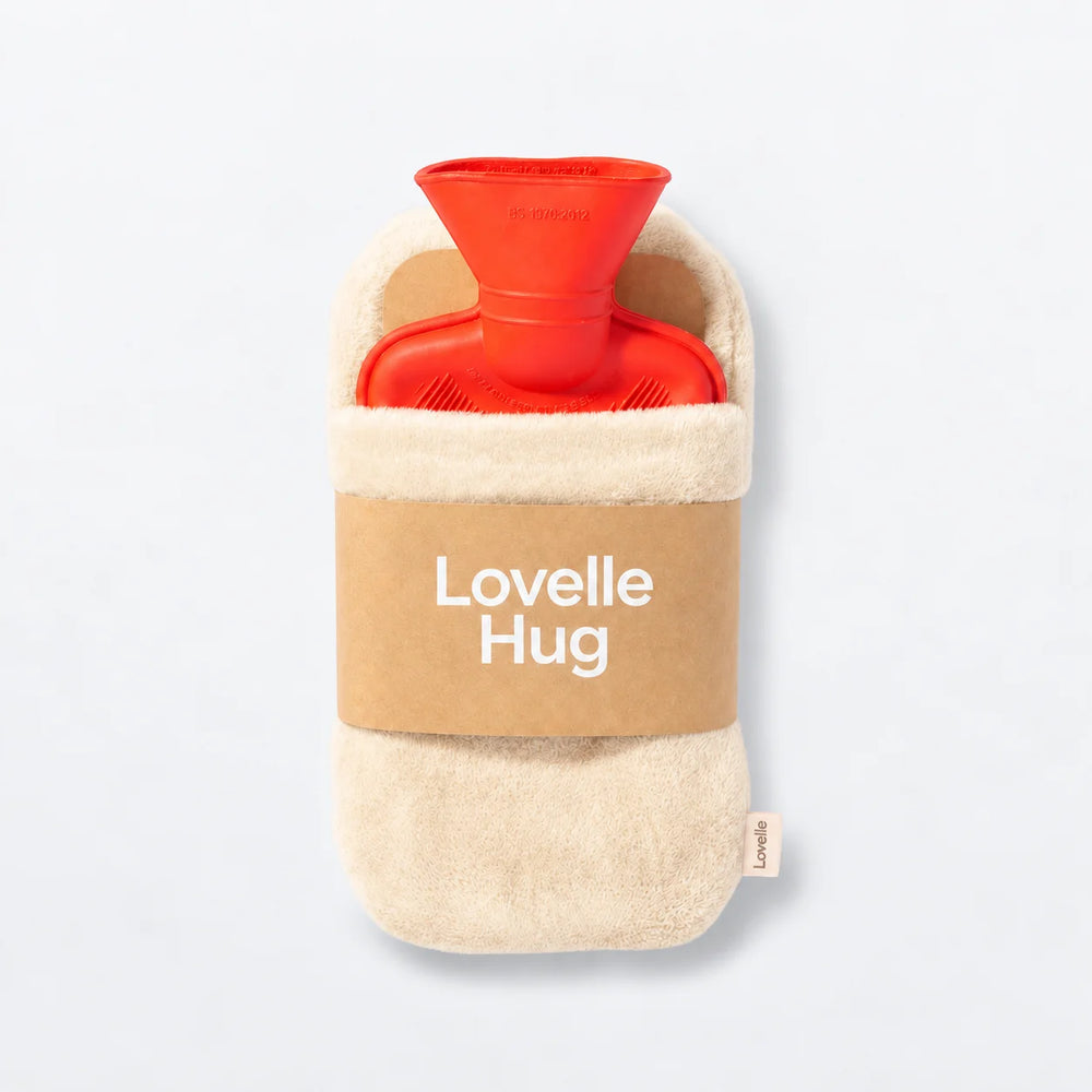 Lovelle Hug – Bärbar varmvattenflaska med band