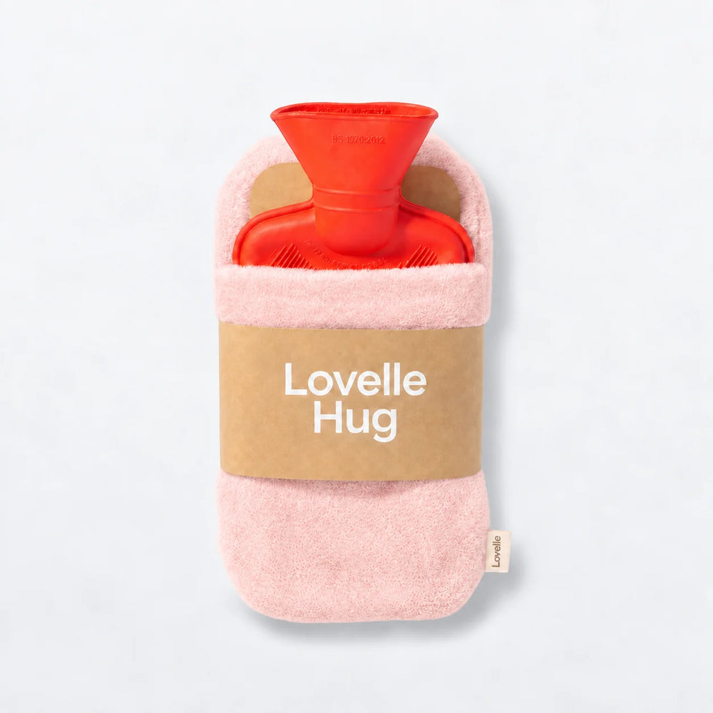 Lovelle Hug – Bärbar varmvattenflaska med band
