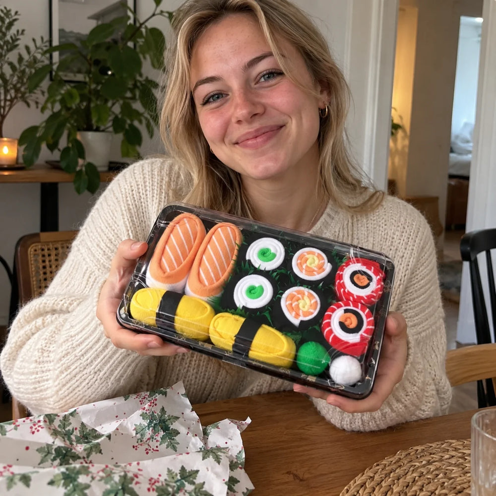 Lovelle Sushi – Sushi-strumpor i presentask