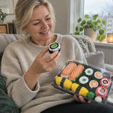 Kundbild av sushi-strumpor